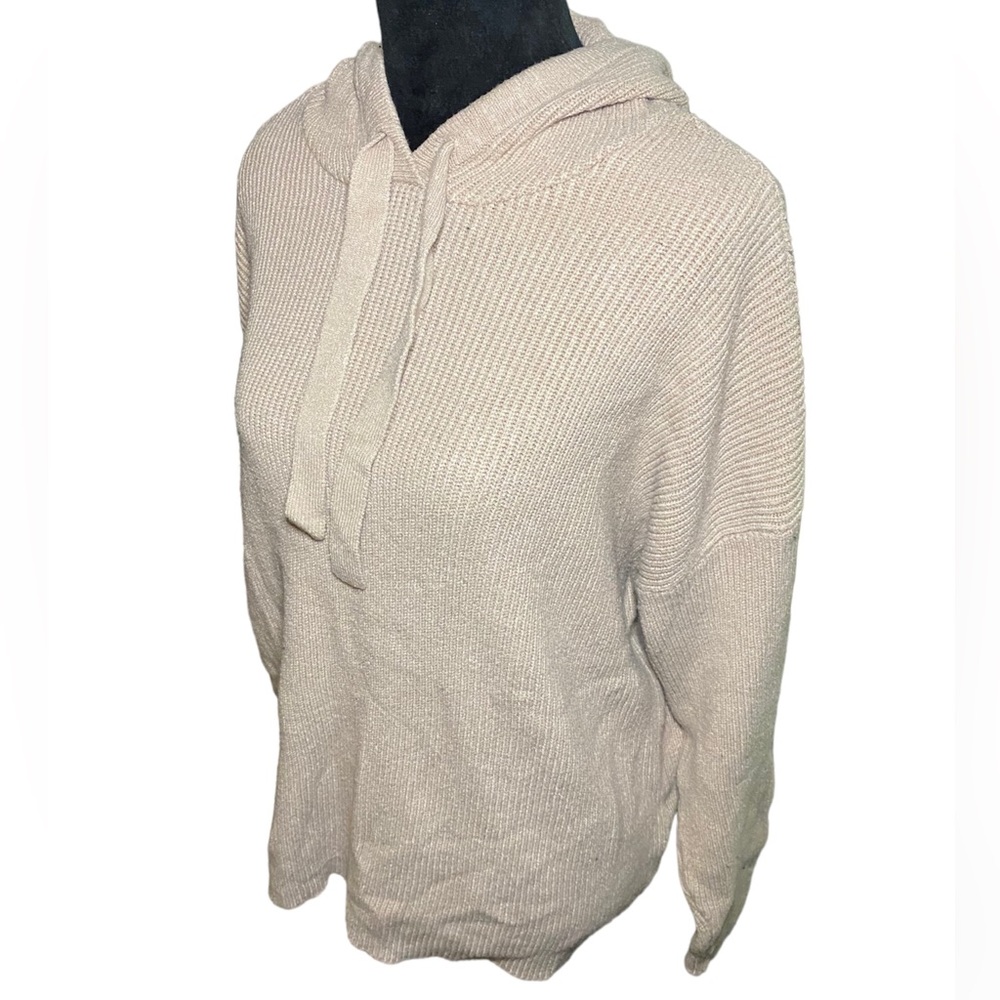 CYRUS Hooded Sweater Cream/Tan Color Size Xl